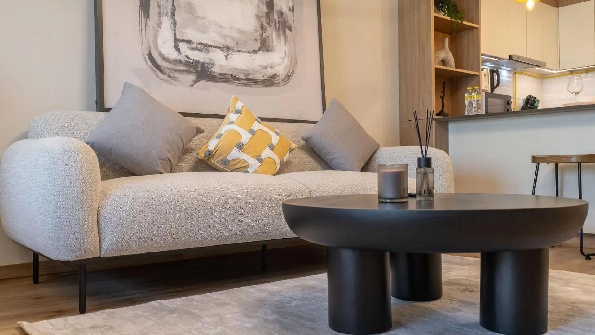 Bright & Airy Studio Perfect For 2 In Jvc Dubai Apartment